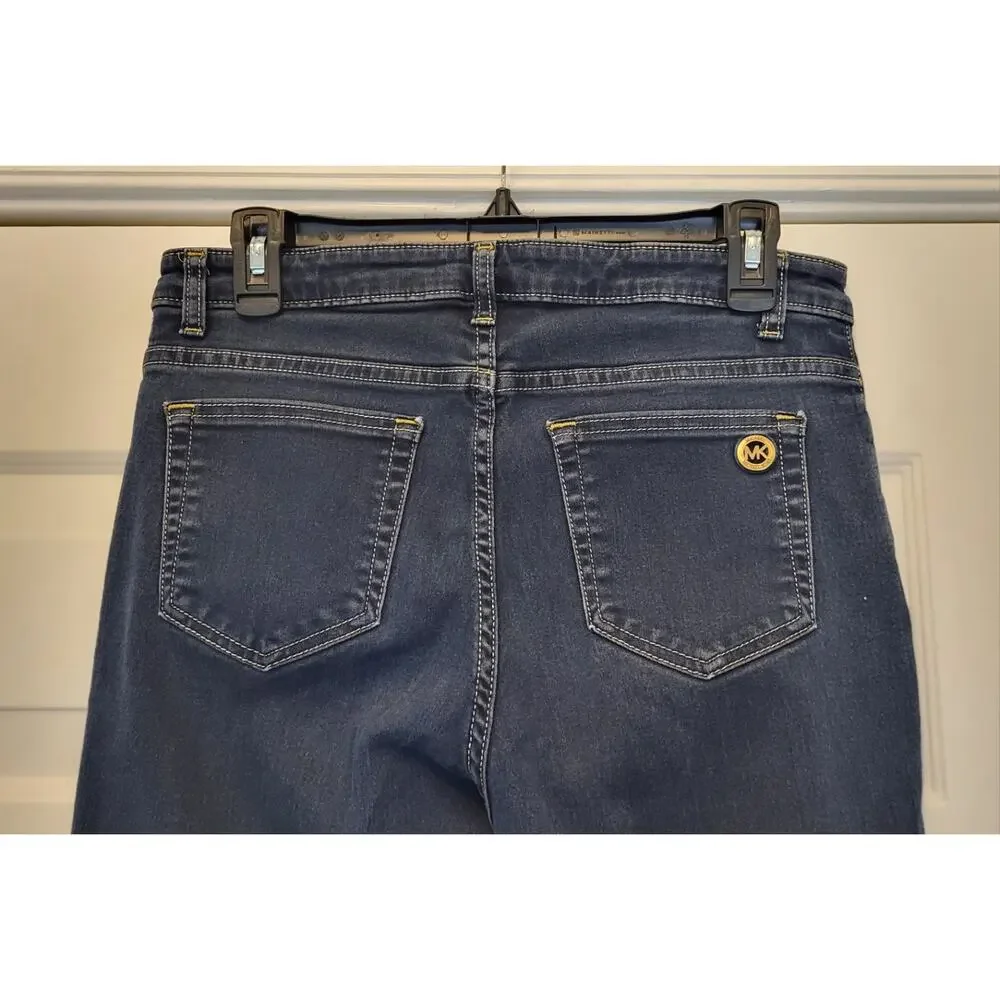 Michael Kors Women’s Denim Izzy Skinny Jeans Size 10 Mid Rise Stretch Classic